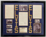 1955 Elvis Presley’s First Signed Management Contract
