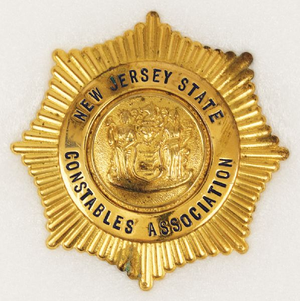 Elvis Presley Owned Police Association Badge