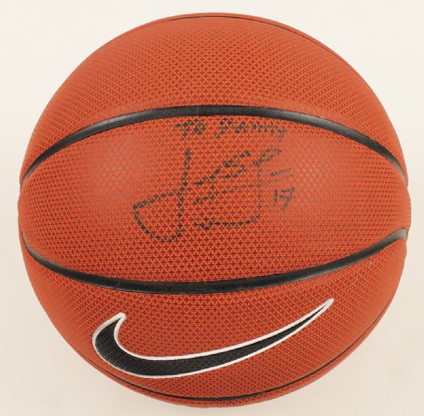 Jeremy Lin Signed and Inscribed Basketball