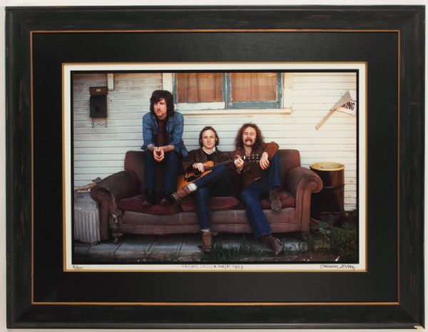 Crosby, Stills & Nash 1st Album Cover Limited Edition Original Photograph Signed by Henry Diltz