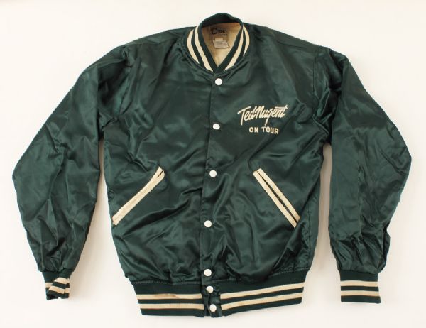 Ted Nugent 1980 Green Satin Tour Jacket
