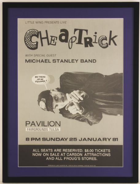 Cheap Trick Original Concert Poster 
