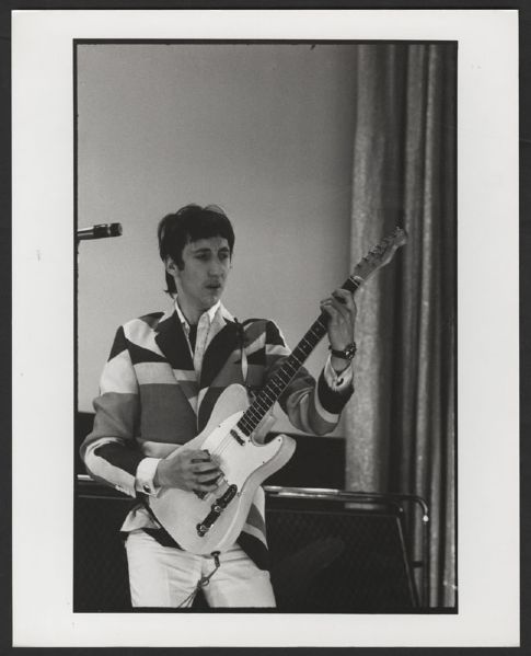 Pete Townshend Original Linda McCartney Stamped Photograph