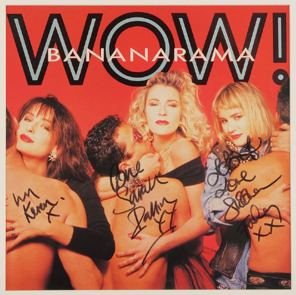 Bananarama Signed "Wow" Album