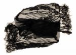 Jimi Hendrix Owned & Worn Black Fringed Lace Scarf