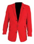 Elvis Presley "King Creole" Film Worn Red Corduroy Jacket
