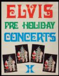 Elvis Presley 1975 Original Las Vegas Hilton Concert Poster