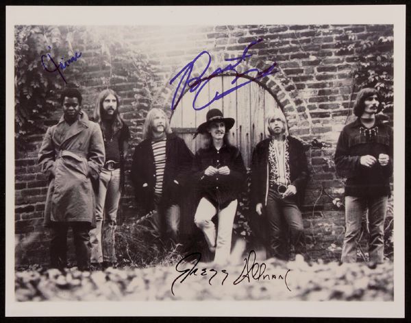 Allman Brothers Signed Photograph