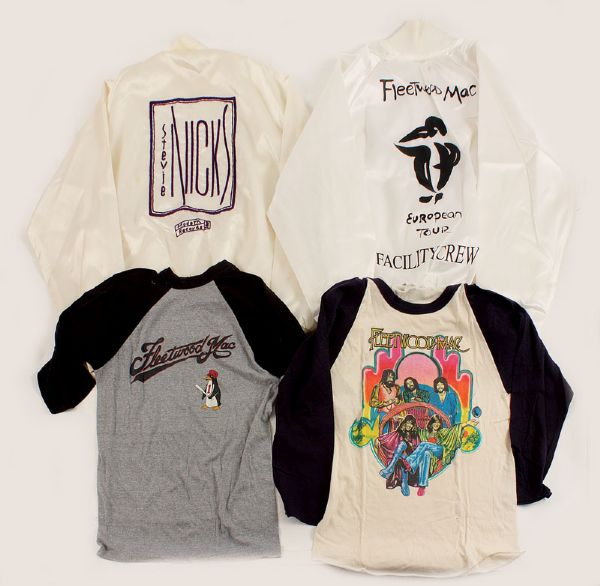 Lot Detail - Fleetwood Mac/Stevie Nicks Concert T-Shirts and Jackets