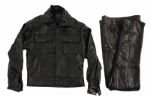 Elvis Presley Replica Black Leather Suit