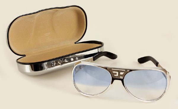 Elvis Presley Replica EP/TCB Glasses Made by Dennis Roberts