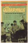 Beatles Quarrymen Signed Poster