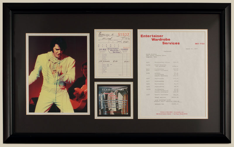 Lot Detail Elvis Presley Original Stage Worn Wardrobe Cleaning