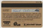 Kurt Cobain's Signed Personal Visa Credit Card