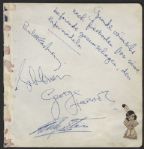 Beatles Autographs Circa 1965 With A Long Handwritten Passage by Paul McCartney