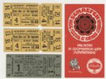 Concert Ticket Collection and Handbill Featuring Eric Clapton, The Supremes