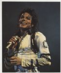 Michael Jackson Signed Insert 