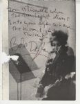 Bob Dylan Handwritten and Signed Sad Eyed Lady of the Lowlands Lyrics