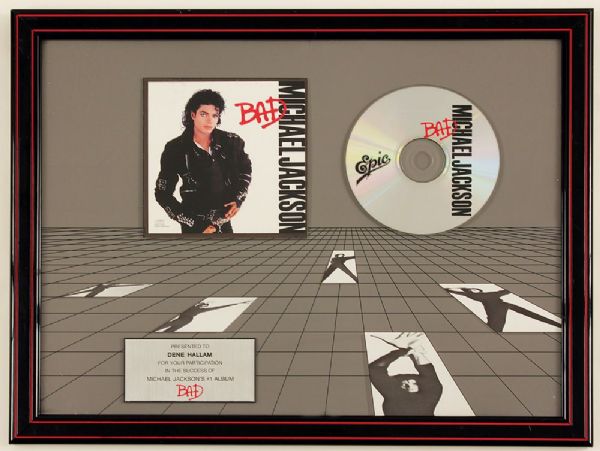 Michael Jackson "Bad" Award 