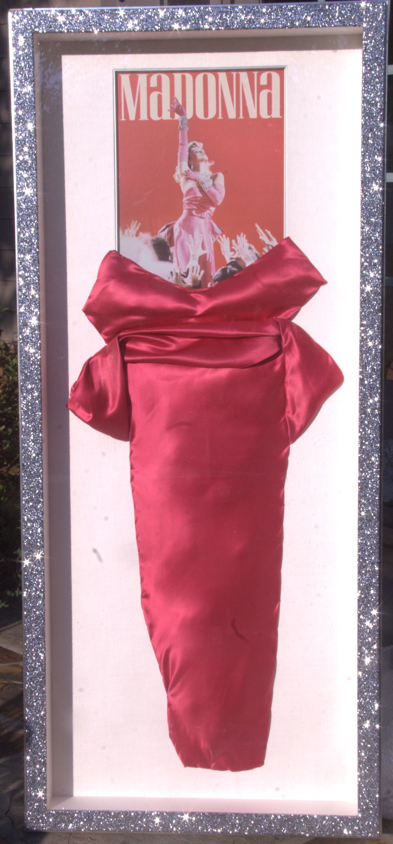 Lot Detail Madonna Material Girl Worn Dress Display
