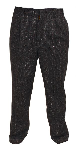 Elvis Presley Owned and Worn Custom Made Black Wool Pants