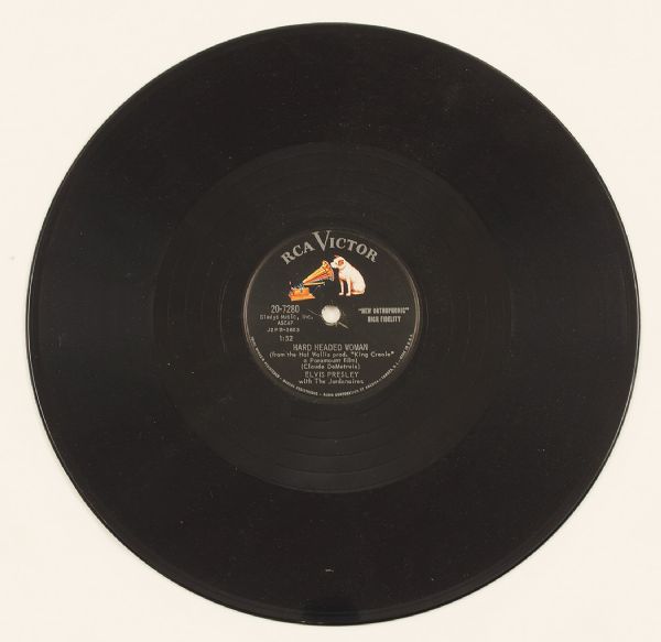 Elvis Presley Original 78s In Vintage RCA Victor His Masters Voice Record Binder