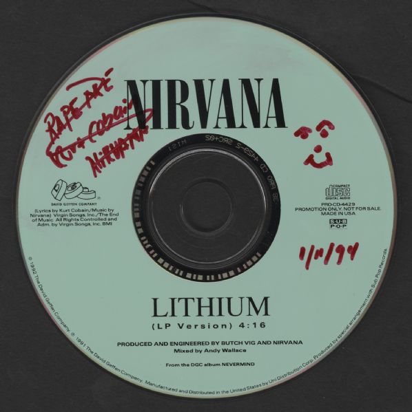 Nirvana Signed CD