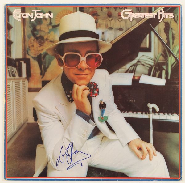 Elton John Signed "Greatest Hits" Album