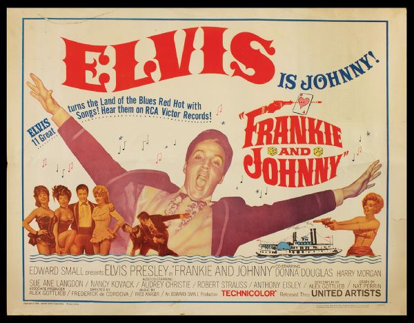 Elvis Presley Original "Frankie and Johnny" Original Movie Poster