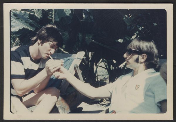 Beatles 1965 Original Kodachrome Photograph In The Bahamas For "HELP!"