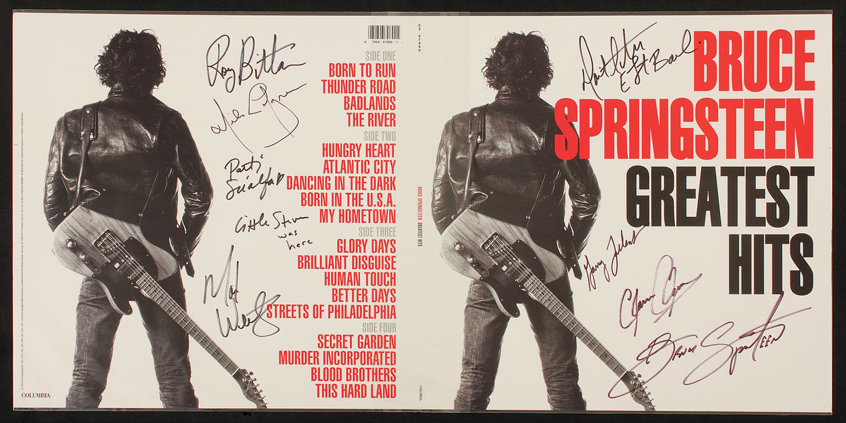 Lot Detail Bruce Springsteen And The E Street Band Signed Greatest Hits Album