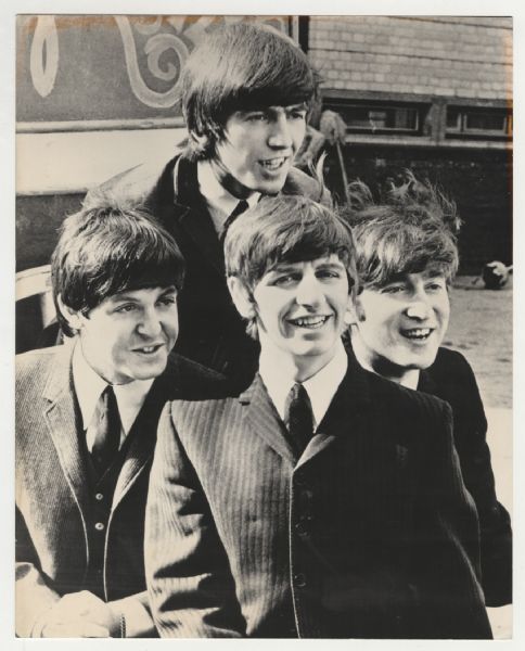 Beatles 1964 Original Wire Photograph