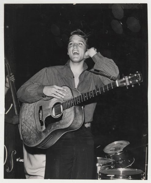 Elvis Presley Original Stamped Wire Photograph