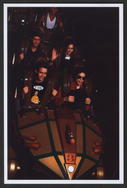 Michael Jacksons Personal Original Disneyland One-Of-AKind Rollercoaster  Photograph