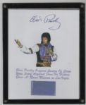 Elvis Presley Original Section of Stage Worn Scarf