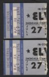 Elvis Presley Original 1976 Concert Ticket Stubs