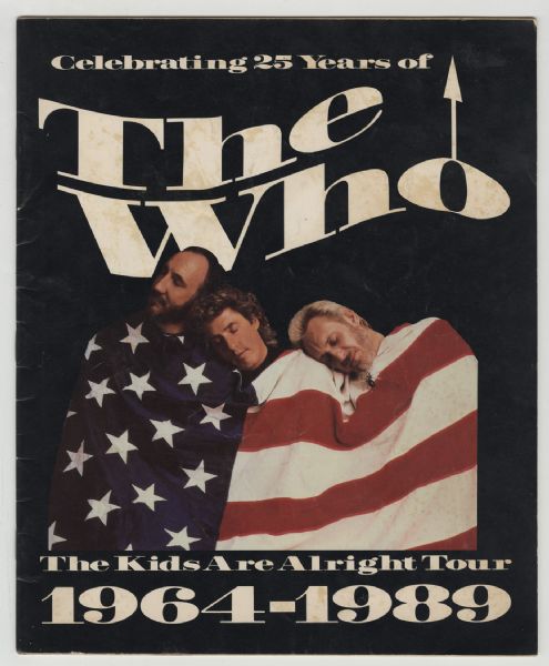 The Who Original Concert Tour Program