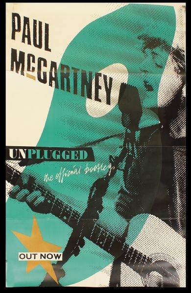 Paul McCartney Unplugged Original Poster