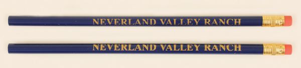 Michael Jacksons Personal Neverland Ranch Pencils