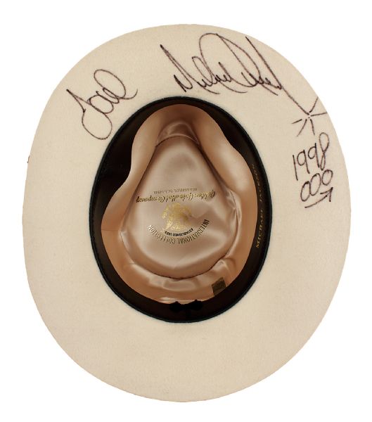 Michael Jackson "Smooth Criminal" Stage Worn & Signed White Fedora