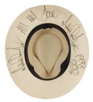 Michael Jackson Stage or Personally Worn and Signed White Fedora