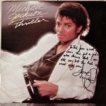 Michael Jackson "Billie Jean" Lyrics Inscribed and Signed "Thriller" Album