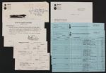 Jermaine Jacksons Original Personal Tax and ASCAP Financial Documents