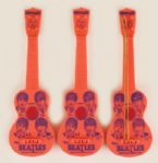 The Beatles Vintage Mastro Pin Up Guitar Brooch Set