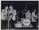 Sid Bernstein Signed Beatles Shea Stadium Photograph