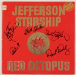 Jefferson Starship Signed Red Octopus Album