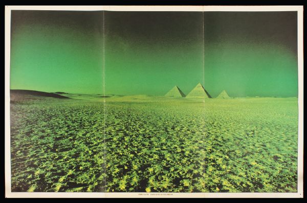 Pink Floyd Original Great Pyramids of Giza Dark Side Of The Moon Insert Poster