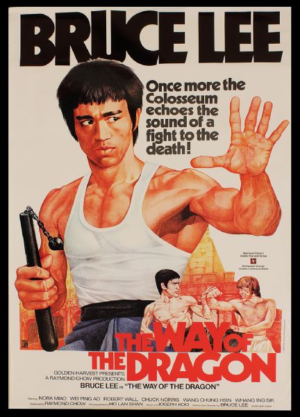 Bruce Lee "The Way of the Dragon" Original Movie Poster