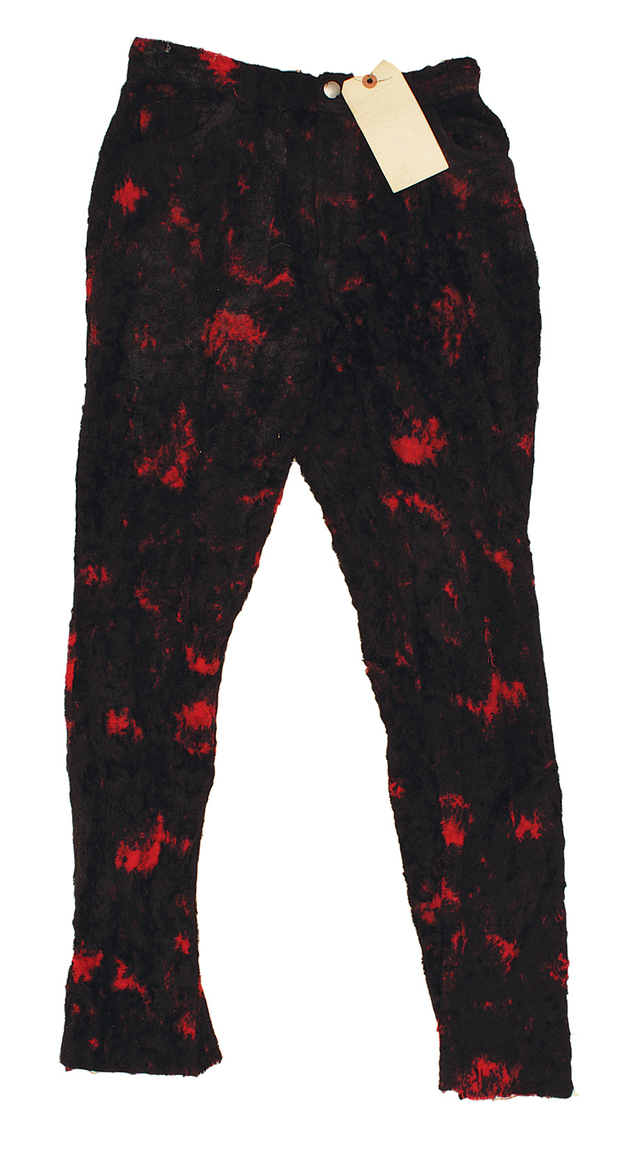 Lot Detail - Liza Minnelli Owned and Worn Black & Red Pants