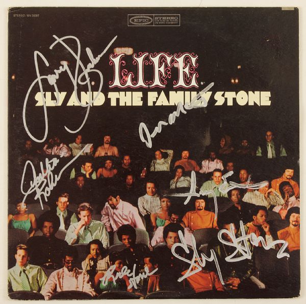 Sly & The Family Stone Signed "Life" Album
